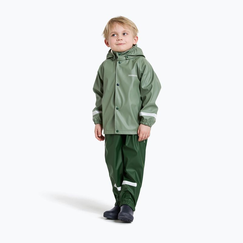 Detská nepremokavá súprava Didriksons Slaskeman light moss 5