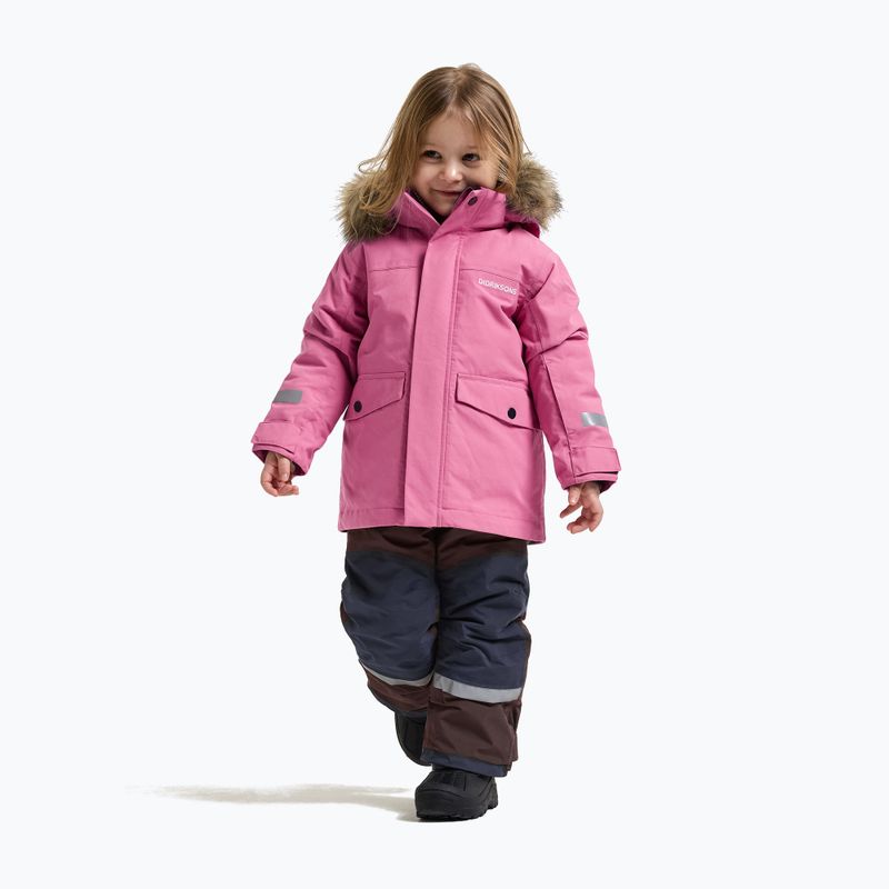 Detská zimná bunda Didriksons Bjärven 5 Parka heather pink 2