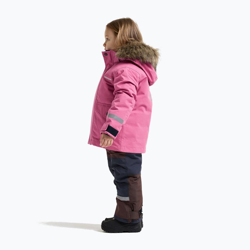 Detská zimná bunda Didriksons Bjärven 5 Parka heather pink 4