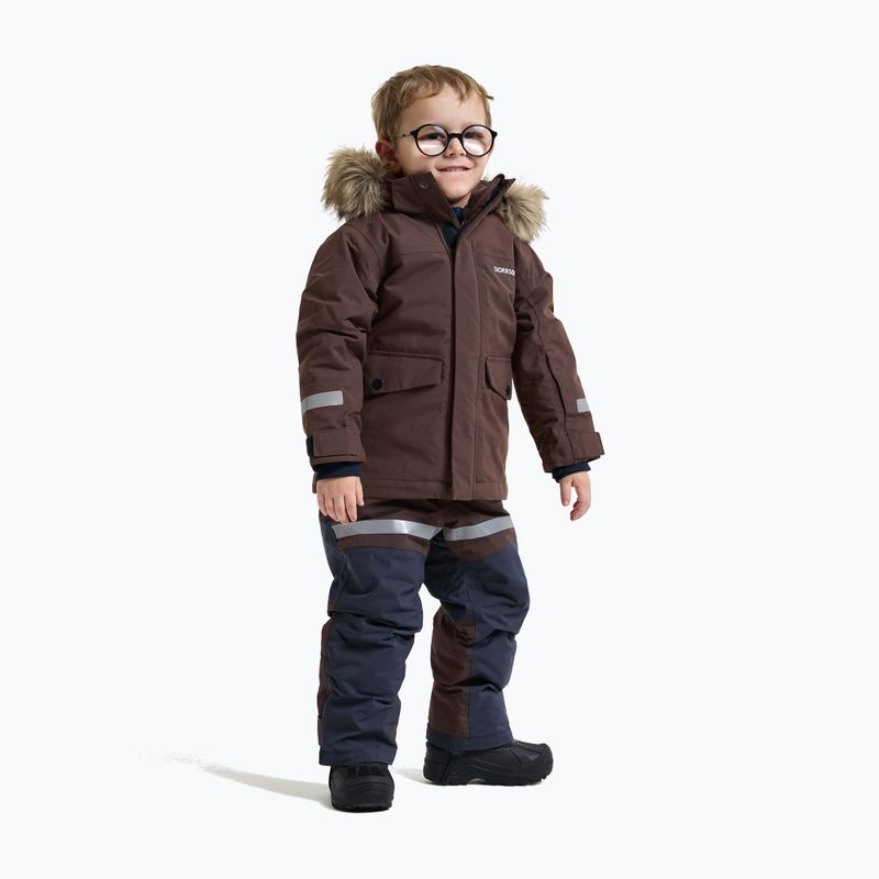 Detská zimná bunda Didriksons Bjärven 5 Parka shadow brown