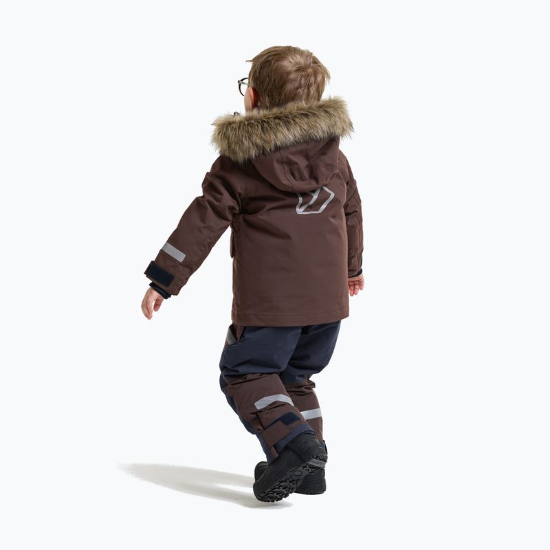 Detská zimná bunda Didriksons Bjärven 5 Parka shadow brown 3