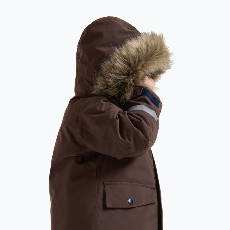 Detská zimná bunda Didriksons Bjärven 5 Parka shadow brown 6