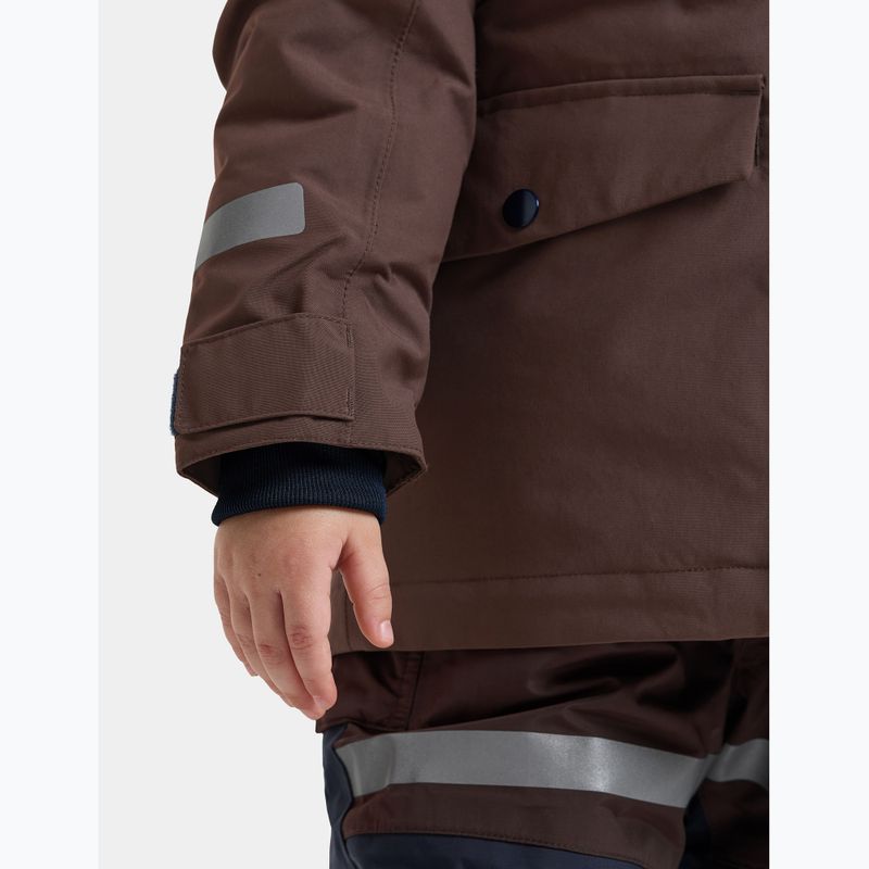 Detská zimná bunda Didriksons Bjärven 5 Parka shadow brown 7