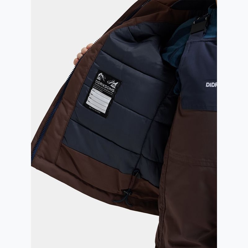 Detská zimná bunda Didriksons Bjärven 5 Parka shadow brown 8