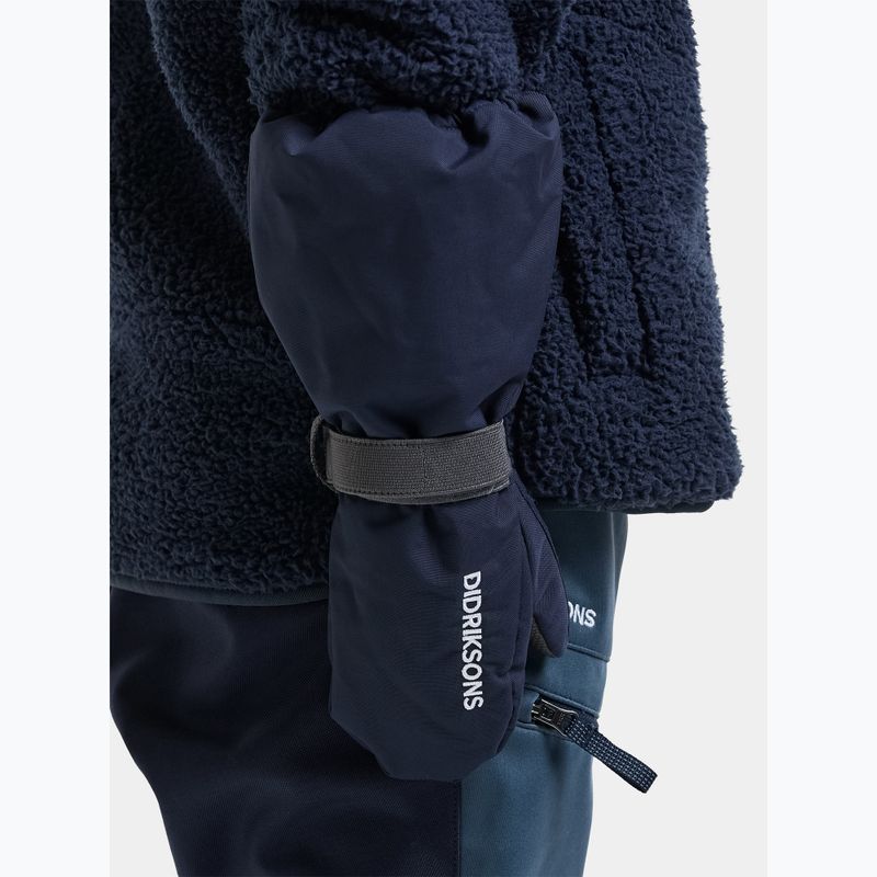 Detské lyžiarske rukavice Didriksons Biggles Mitten 8 navy 2