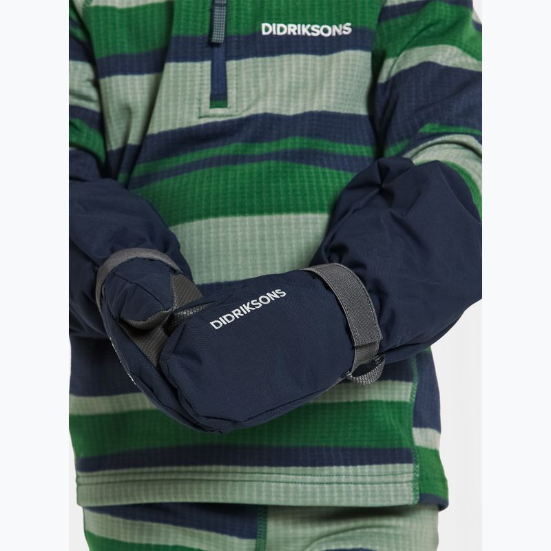 Detské lyžiarske rukavice Didriksons Biggles Mitten 8 navy 3