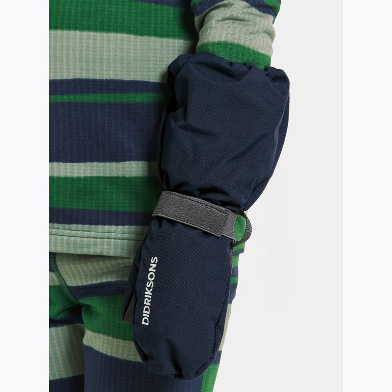 Detské lyžiarske rukavice Didriksons Biggles Mitten 8 navy 4