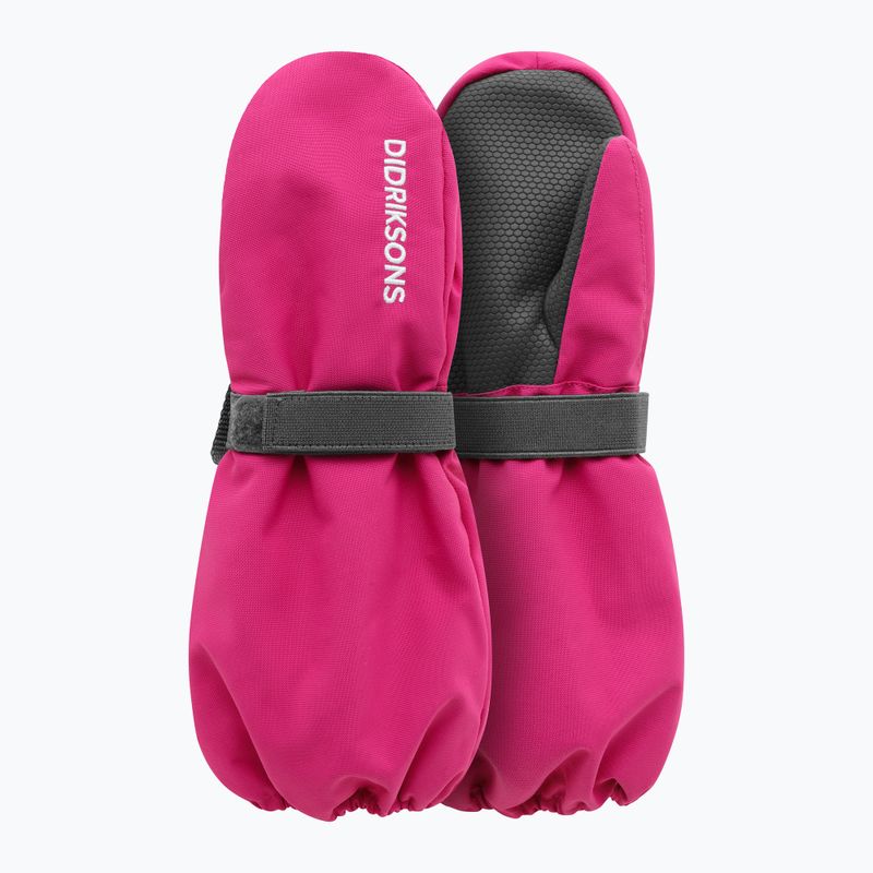 Detské lyžiarske rukavice Didriksons Biggles Mitten 8 cactus pink