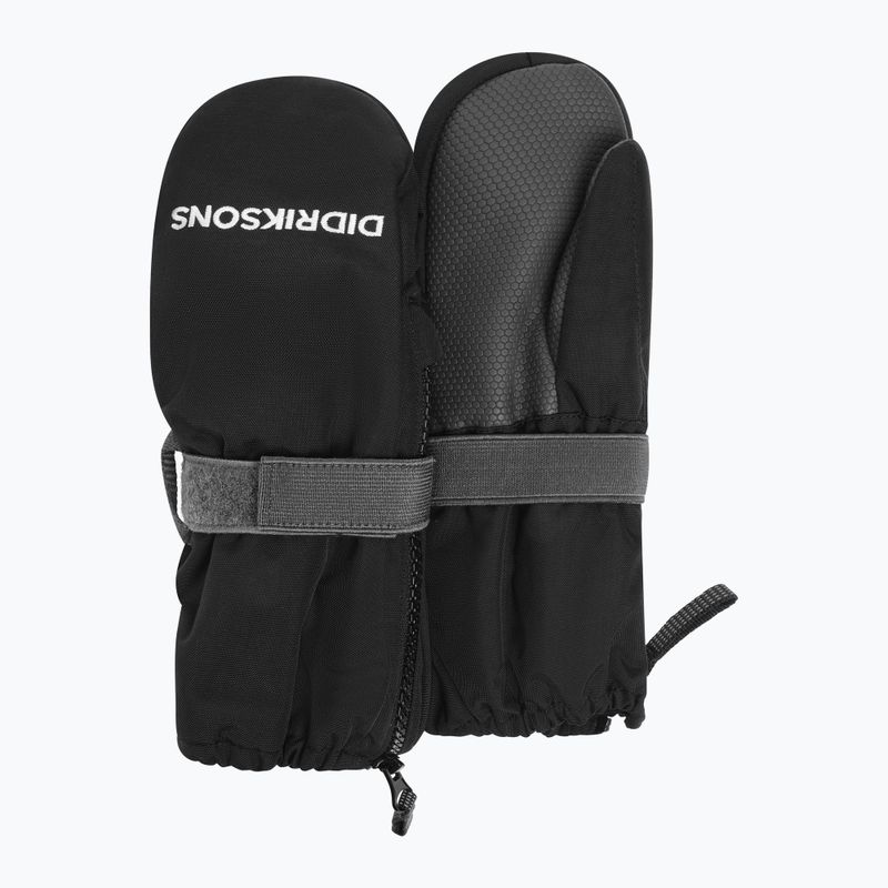 Detské lyžiarske rukavice Didriksons Biggles Zip Mitten 9 black