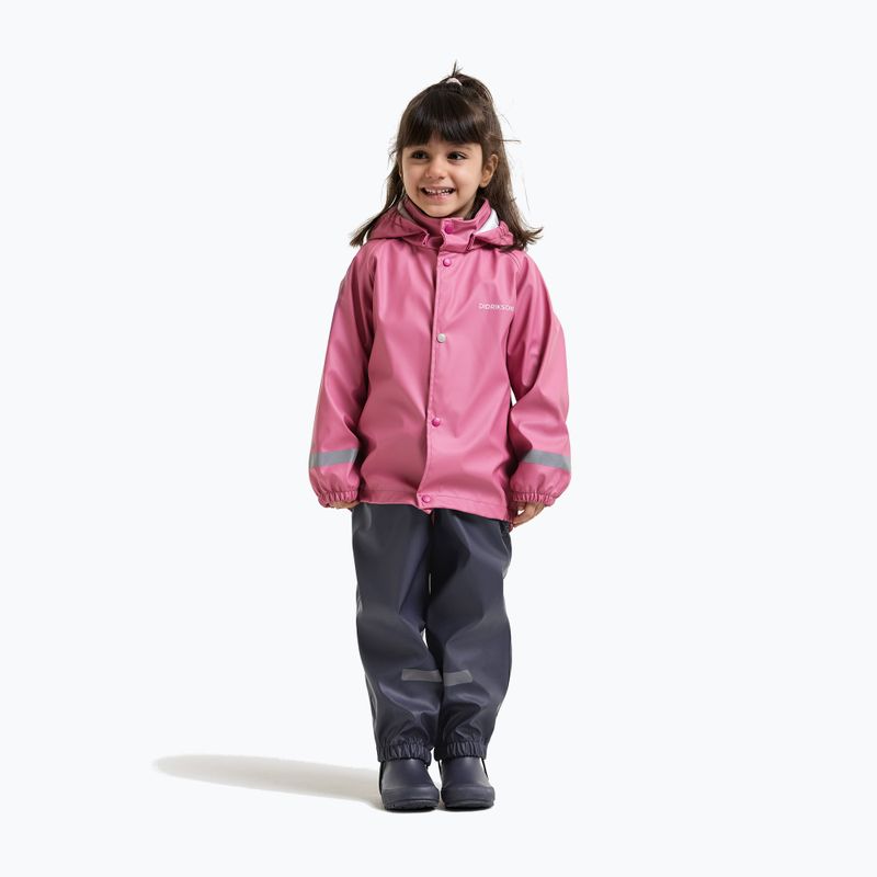 Detský nepremokavý set Didriksons Slaskeman 4 heather pink 3