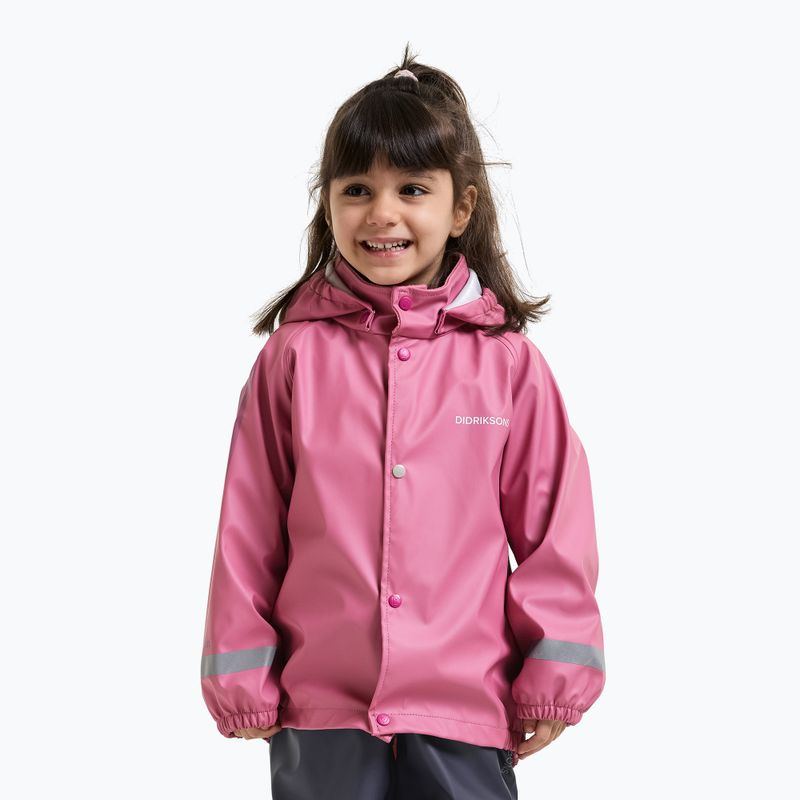 Detský nepremokavý set Didriksons Slaskeman 4 heather pink 7