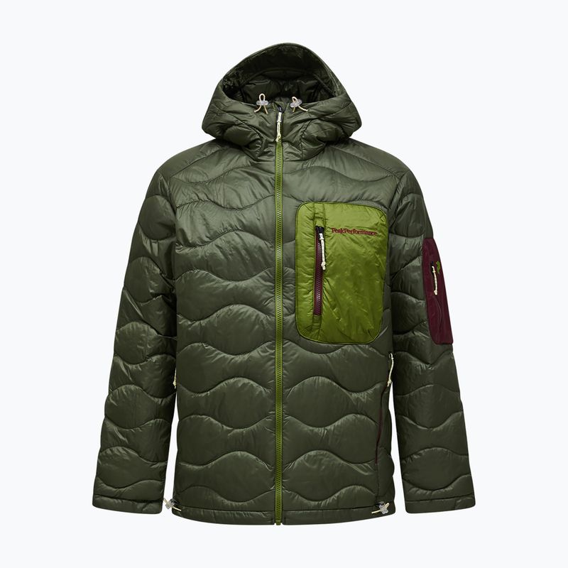 Pánska páperová bunda Peak Performance Helium Utility Down Hood Pine Needle/Mosswood 6
