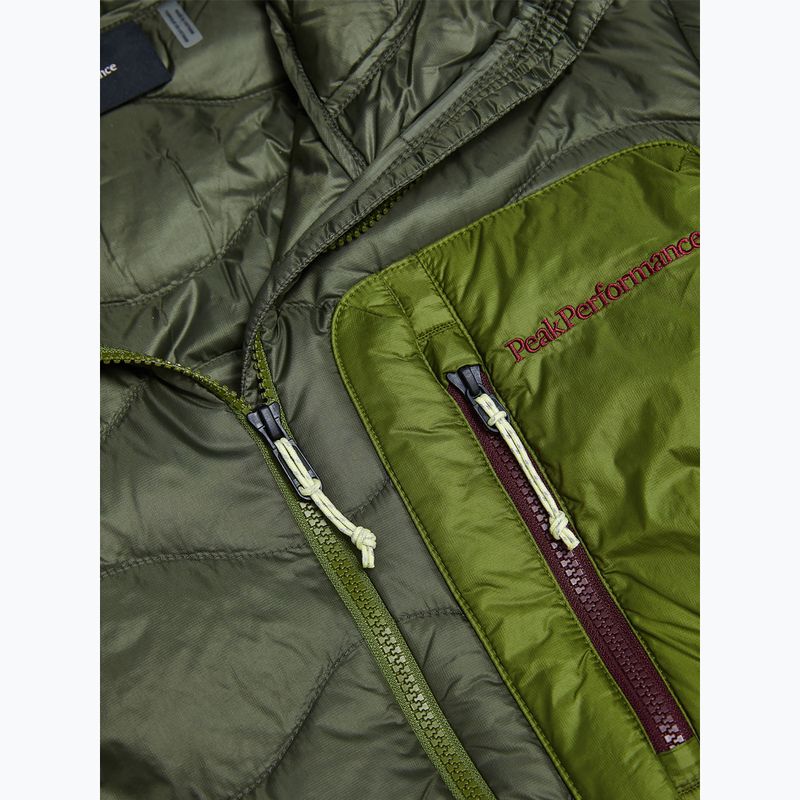 Pánska páperová bunda Peak Performance Helium Utility Down Hood Pine Needle/Mosswood 9