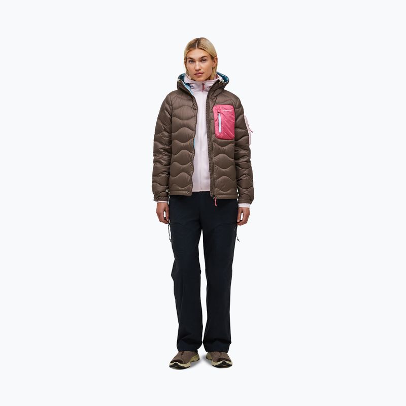 Dámska páperová bunda Peak Performance Helium Utility Down terrain tan/mountain blush 2