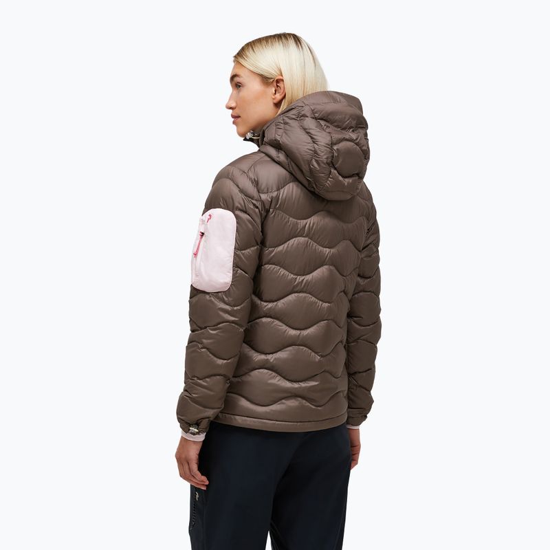 Dámska páperová bunda Peak Performance Helium Utility Down terrain tan/mountain blush 3