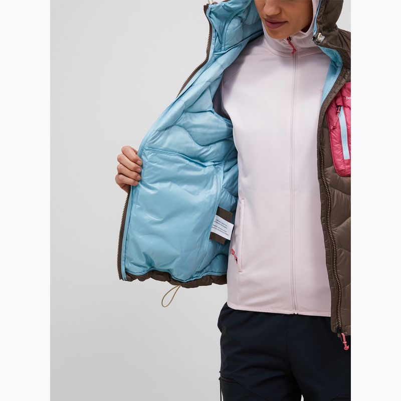 Dámska páperová bunda Peak Performance Helium Utility Down terrain tan/mountain blush 5