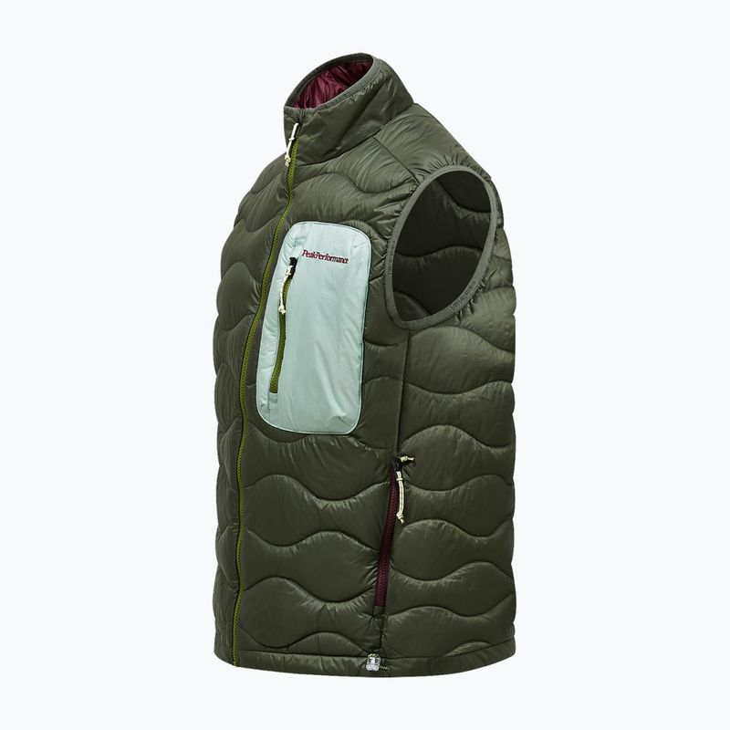 Pánska vesta Peak Performance Helium Utility Down pine needle/frosted fern 8