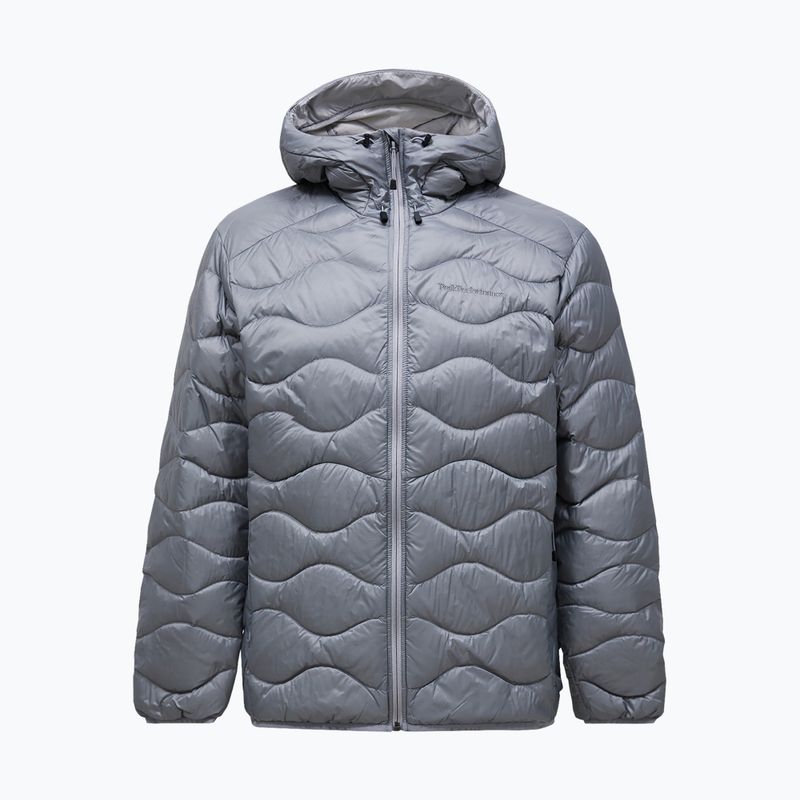 Pánska páperová bunda Peak Performance Helium Down Hood lt grey/antarctica 5