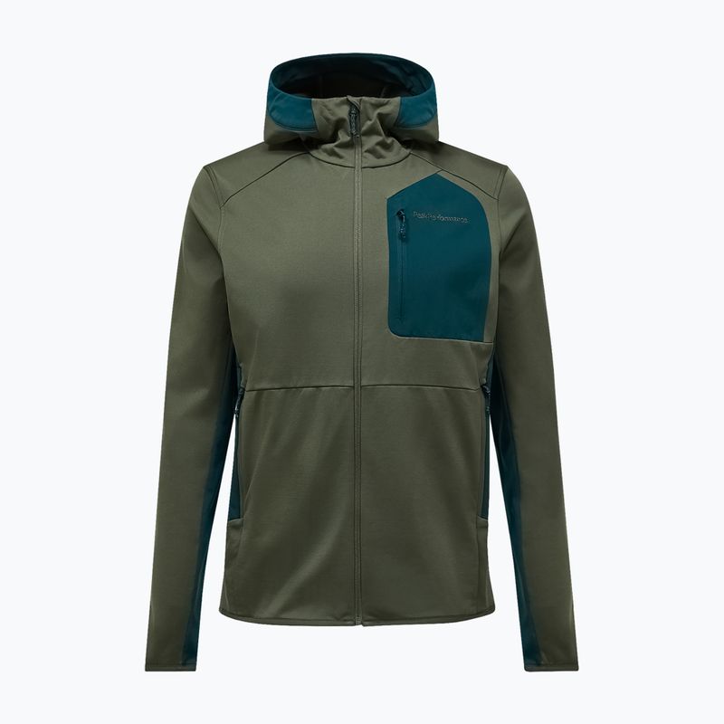 Pánska mikina Peak Performance Utility Light Zip pine needle/ponderosa pine 3