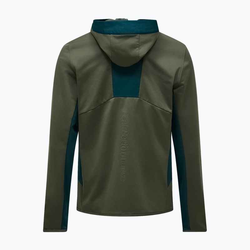Pánska mikina Peak Performance Utility Light Zip pine needle/ponderosa pine 4