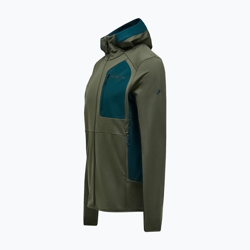 Pánska mikina Peak Performance Utility Light Zip pine needle/ponderosa pine 5