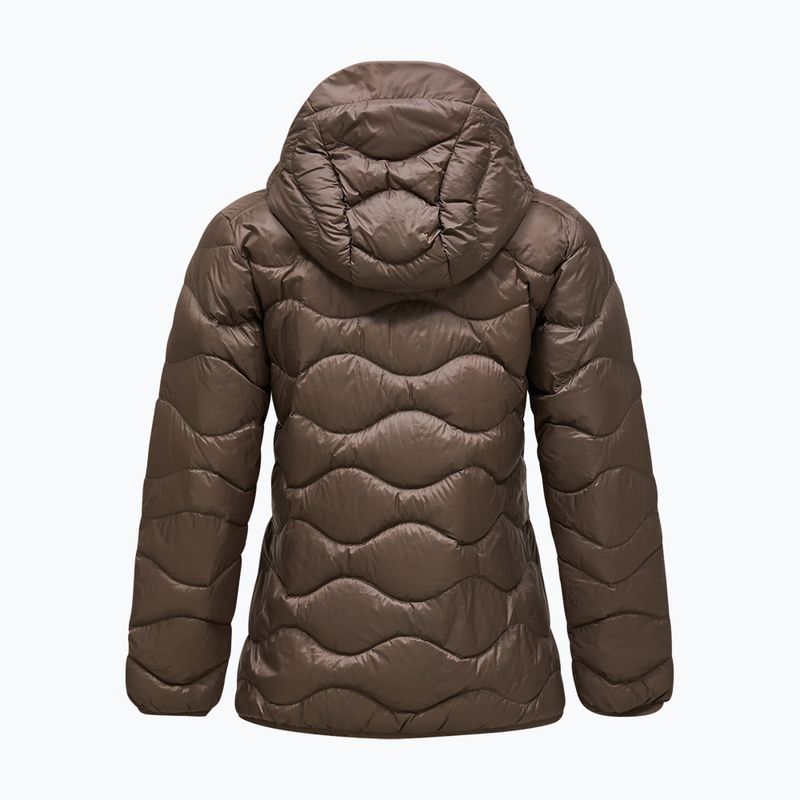 Dámska páperová bunda Peak Performance Helium Down Hood terrain tan 7