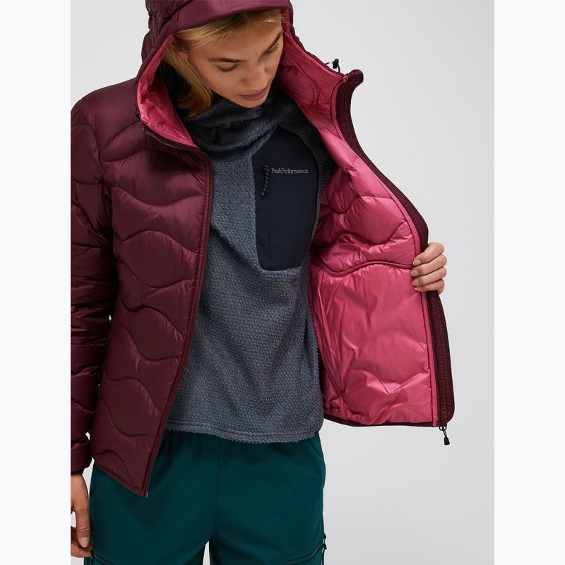Dámska páperová bunda Peak Performance Helium Down Hood Porto/Mountain Blush 4