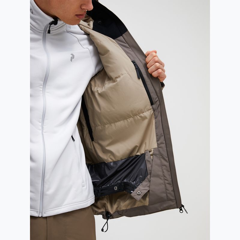 Pánska bunda Peak Performance Alpine GTX 2L Insulated Shell terrain tan 7