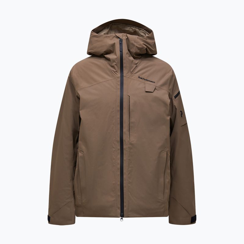 Pánska bunda Peak Performance Alpine GTX 2L Insulated Shell terrain tan 8