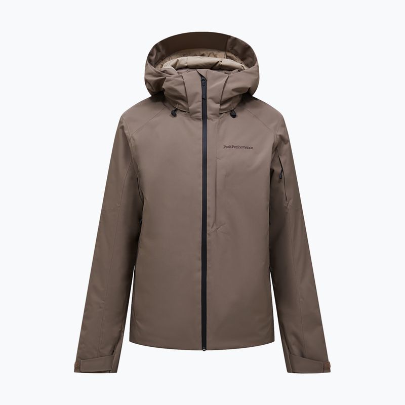 Pánska lyžiarska bunda Peak Performance Maroon Insulated terrain tan 6