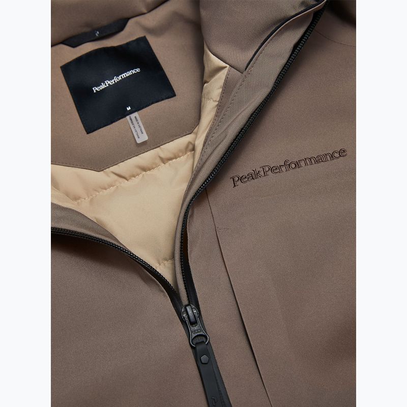 Pánska lyžiarska bunda Peak Performance Maroon Insulated terrain tan 9