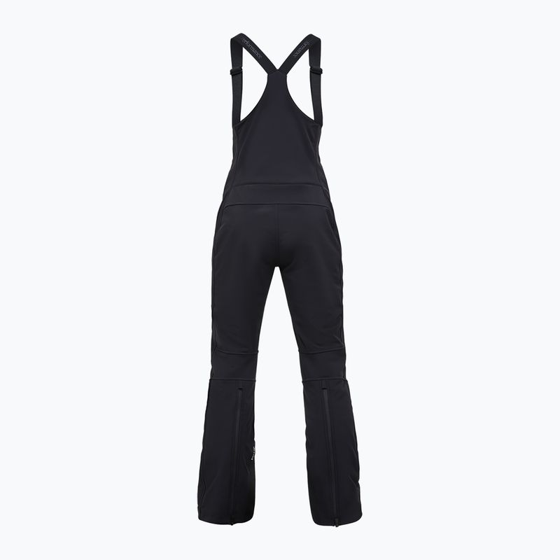 Dámske lyžiarske nohavice Peak Performance Stretch Softshell Bib black 6