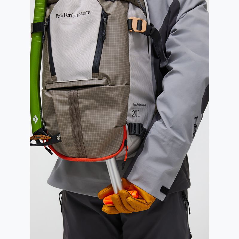 Lyžiarsky batoh Peak Performance Vertical Ski 20 l avid beige/antarctica 7