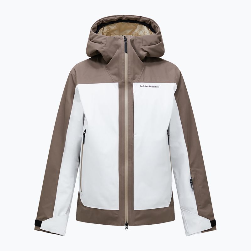 Pánska lyžiarska bunda Peak Performance Whitelight Hipe 2L Insulated Shell terrain tan/antarctica