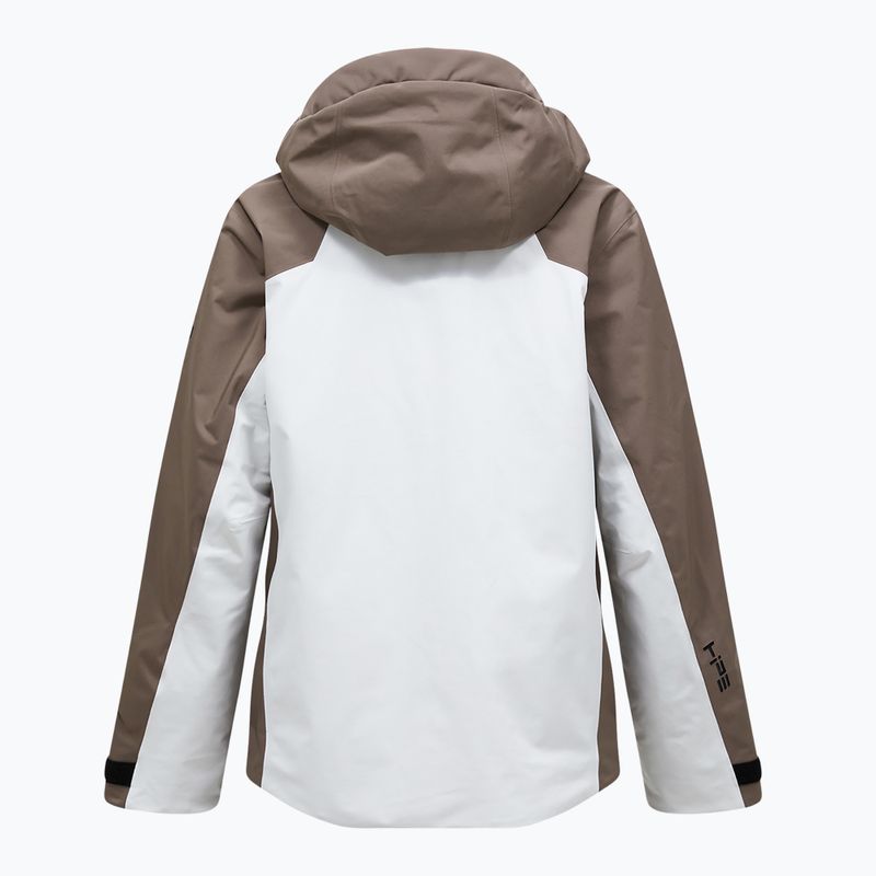 Pánska lyžiarska bunda Peak Performance Whitelight Hipe 2L Insulated Shell terrain tan/antarctica 2