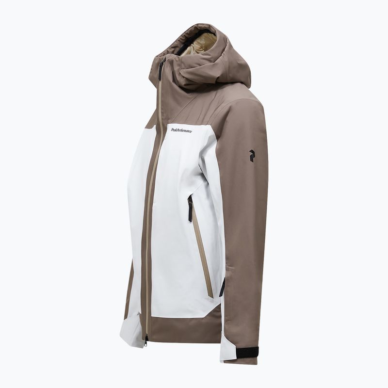 Pánska lyžiarska bunda Peak Performance Whitelight Hipe 2L Insulated Shell terrain tan/antarctica 3