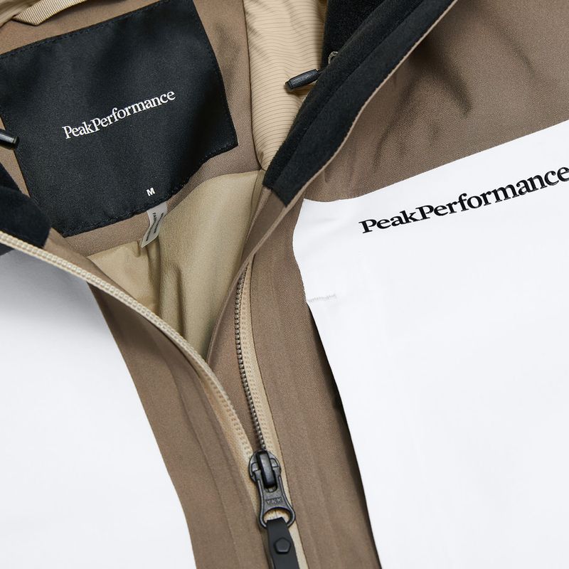 Pánska lyžiarska bunda Peak Performance Whitelight Hipe 2L Insulated Shell terrain tan/antarctica 4