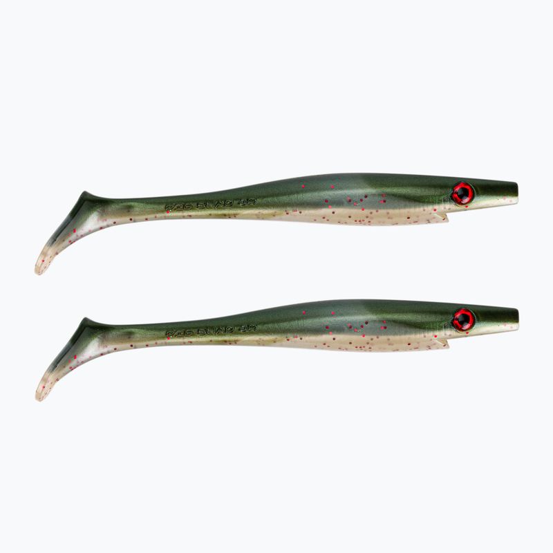 Strike Pro Pig Shad Jr gumová nástraha 2 ks zelená TEV-SP172C-104