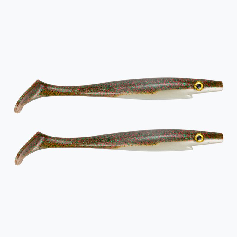 Strike Pro Pig Shad Jr 2 ks zlatá gumová nástraha TEV-SP172C-108