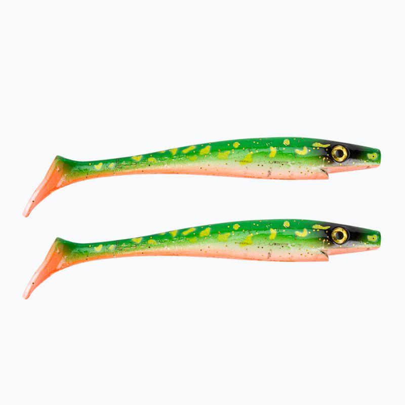 Strike Pro Pig Shad Jr gumová nástraha 2 ks zelená TEV-SP172C-C450