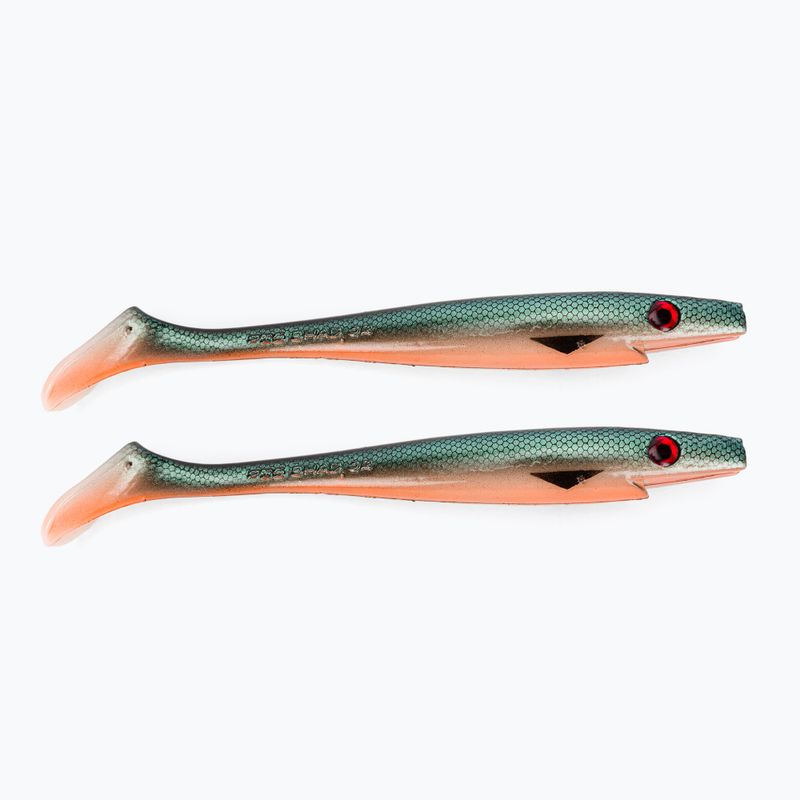 Strike Pro Pig Shad Jr gumová nástraha 2 ks strieborná TEV-SP172C-C099