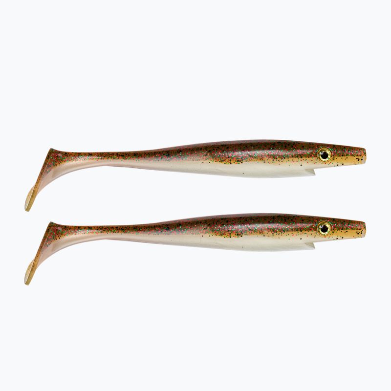 Strike Pro Pig Shad Tournament 2 kusy hnedej gumovej nástrahy TEV-SP172M-108