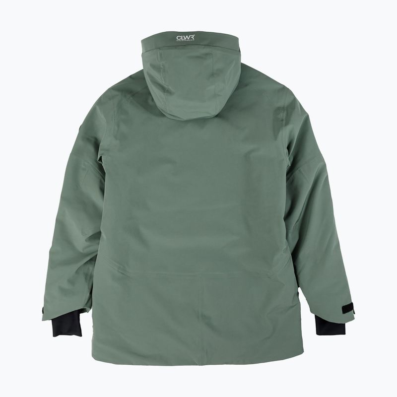 Pánska snowboardová bunda Colourwear Foil Anorak dk sage 2