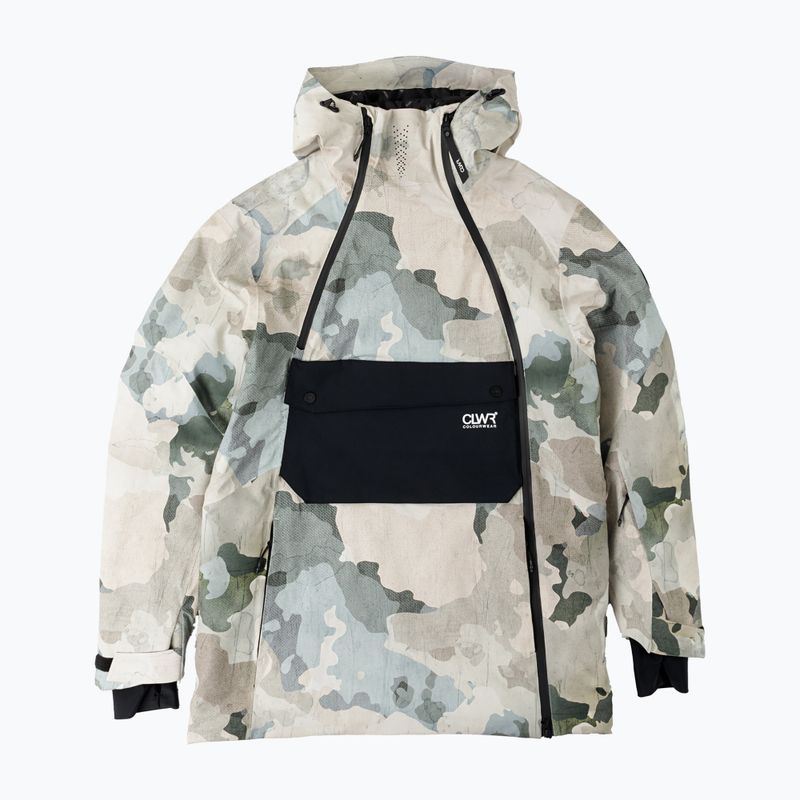 Pánska snowboardová bunda Colourwear Foil Anorak water camo