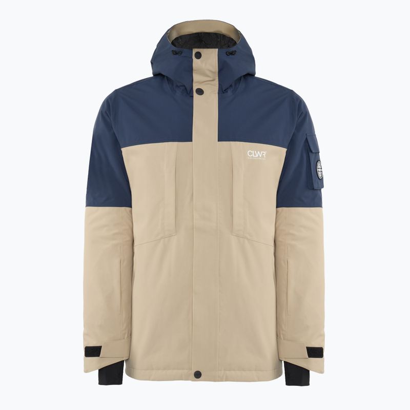 Pánska snowboardová bunda Colourwear Eagle sand