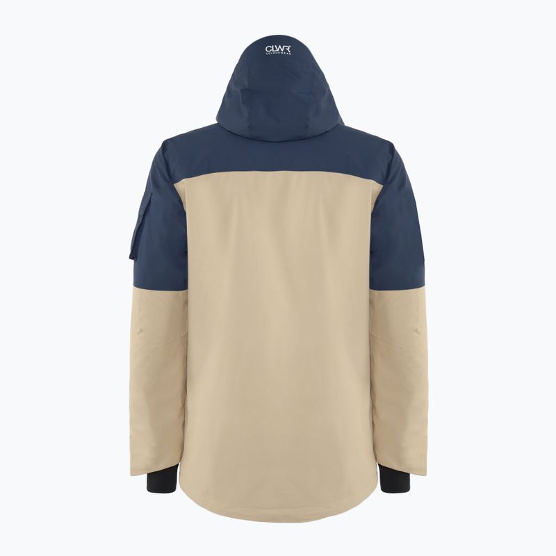Pánska snowboardová bunda Colourwear Eagle sand 2