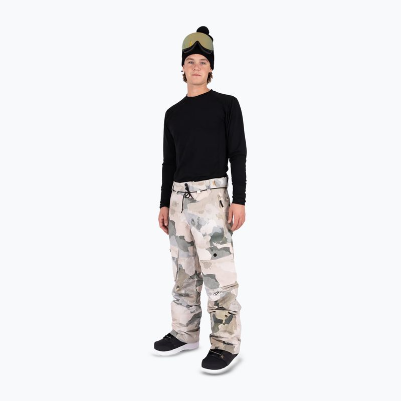 Pánske snowboardové nohavice Colourwear Flight water camo 2