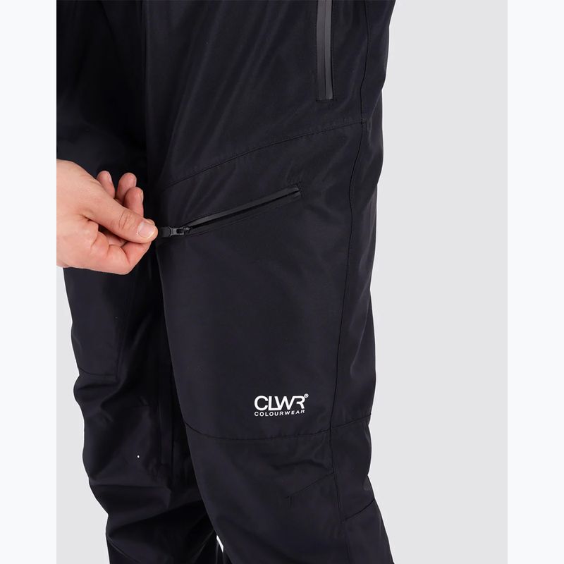 Pánske snowboardové nohavice Colourwear Slash Bib black 6
