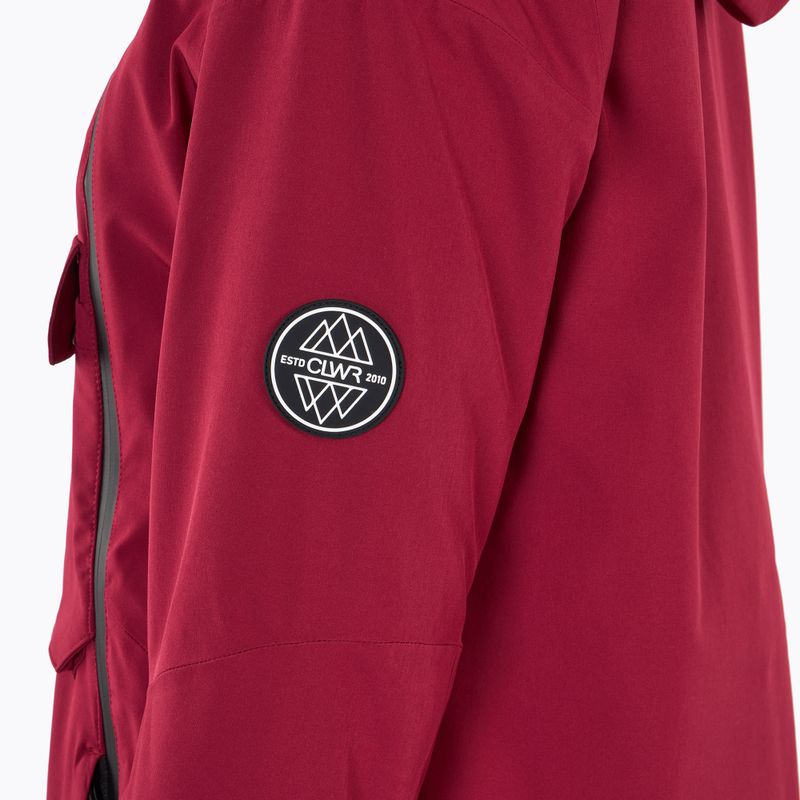 Dámska snowboardová bunda Colourwear Cake Anorak 2.0 rasberry red 5