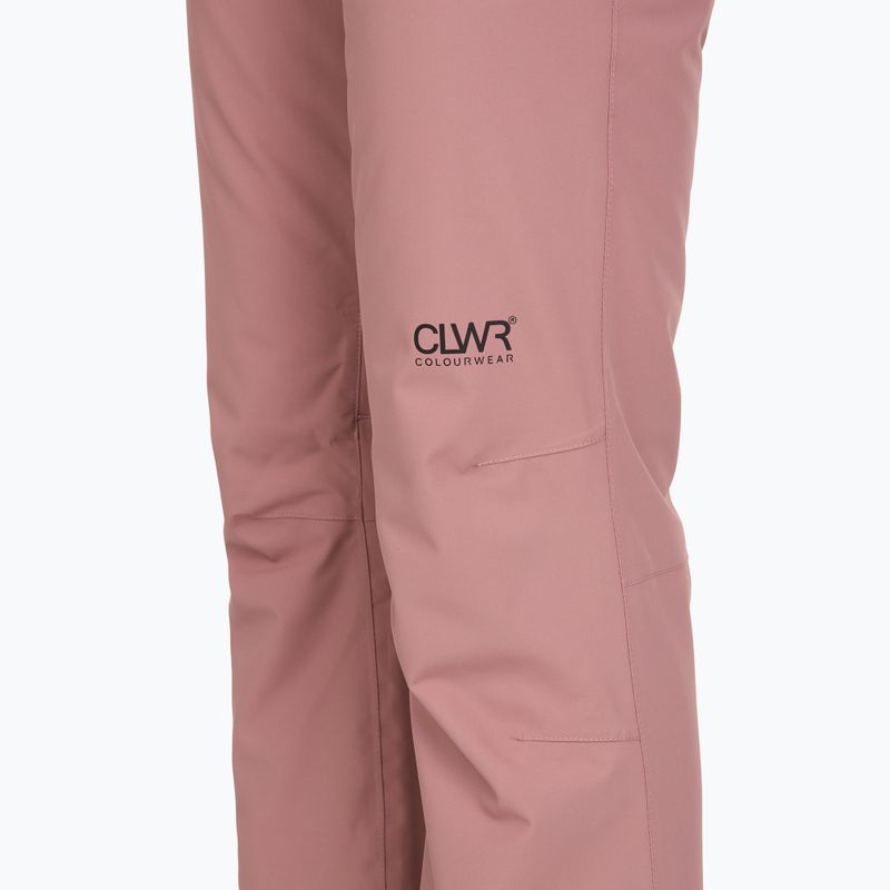 Dámske snowboardové nohavice Colourwear Cork dk rose 11